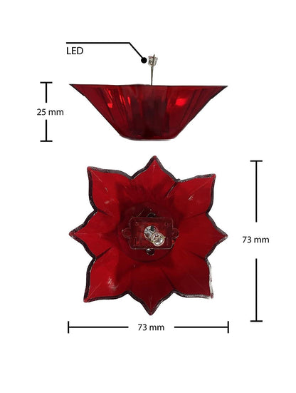 Lotus Glow Water Sensor LED Diyas (Pack Of 6/12/24)